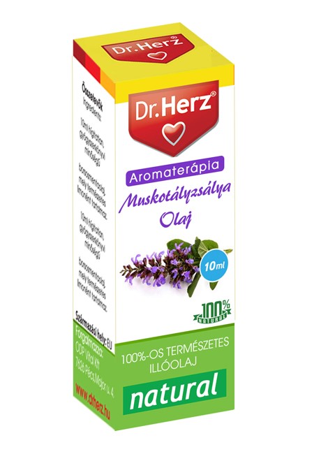 Muskotályzsálya Dr Herz illóolaJ 10 ml