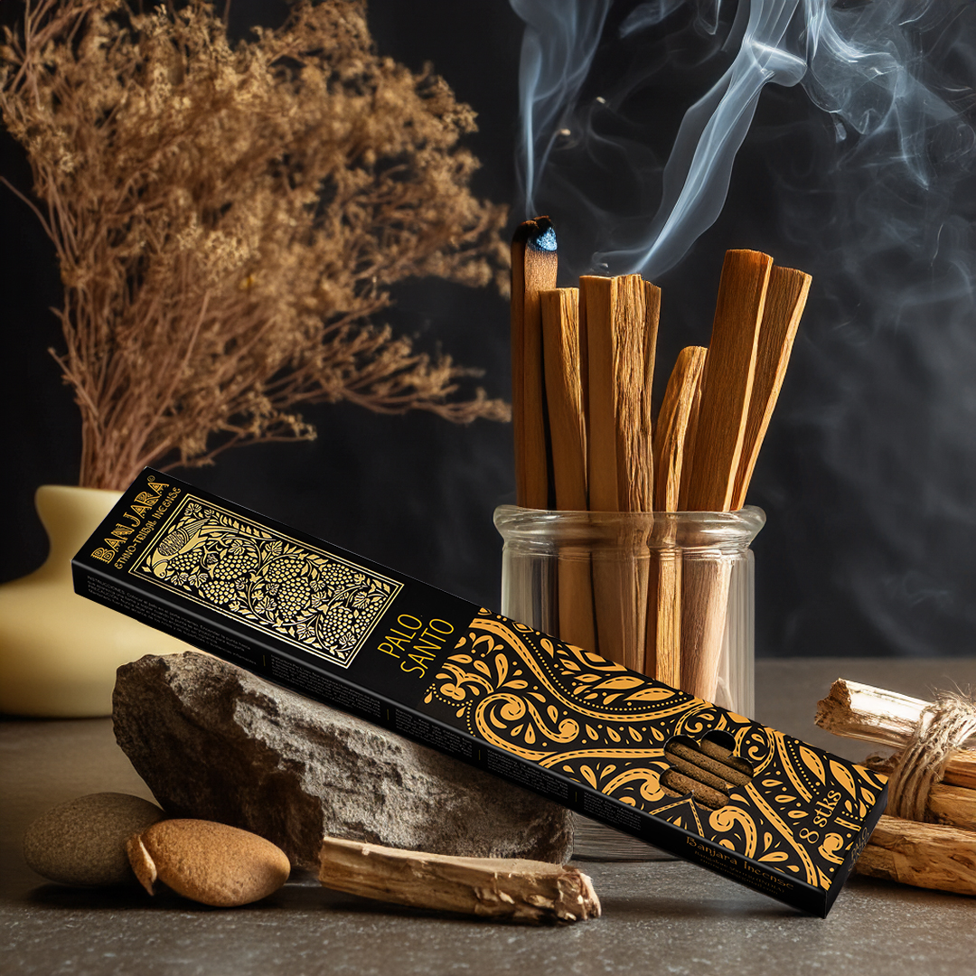 Palo Santo Banjara Extra Hosszú Füstölőpálcika