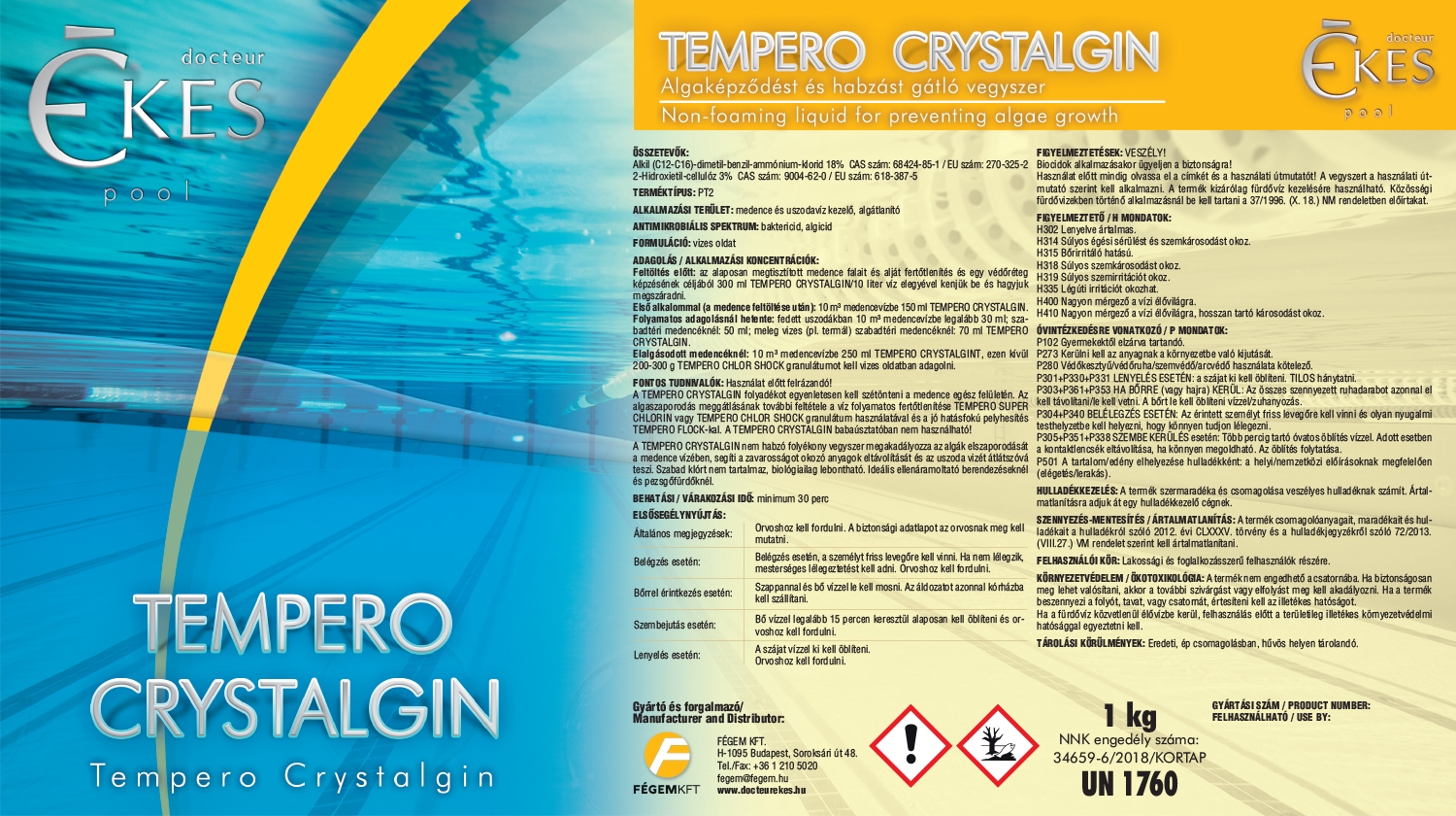Tempero Crystalgin Docteur Ékes 5 kg