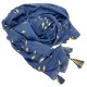 Nomád Sari Pareó - Tengerkék és Aranyhal Design 175x115cm -AW Nomád Sari Pareó - Tengerkék és Aranyhal Design 175x115cm -AW