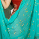 Nomád Sari Pareó - Türkiz és Aranyhal Design 175x115cm-AW Nomád Sari Pareó - Türkiz és Aranyhal Design 175x115cm-AW