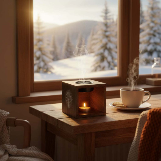 Életfa Nagy Négyzetes Mangófa Aromalámpa