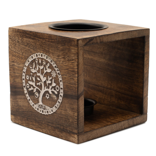 Életfa Nagy Négyzetes Mangófa Aromalámpa