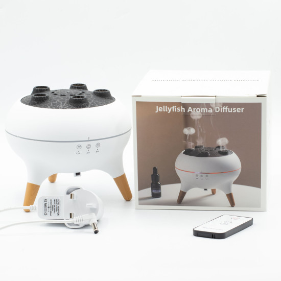 Medúza aroma diffúzor – USB – színváltós – távirányítóval