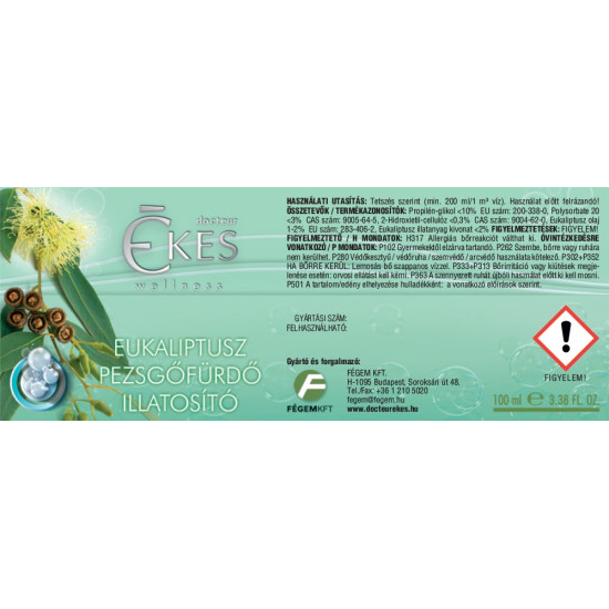 Eukaliptusz Pezsgőfürdő Docteur Ékes 100 ml Eukaliptusz Pezsgőfürdő Docteur Ékes 100 ml