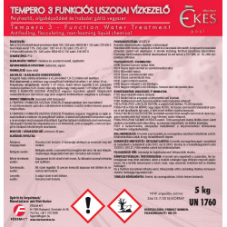 Tempero 3 funkciós uszodai vízkezelő Docteur Ékes 5 kg