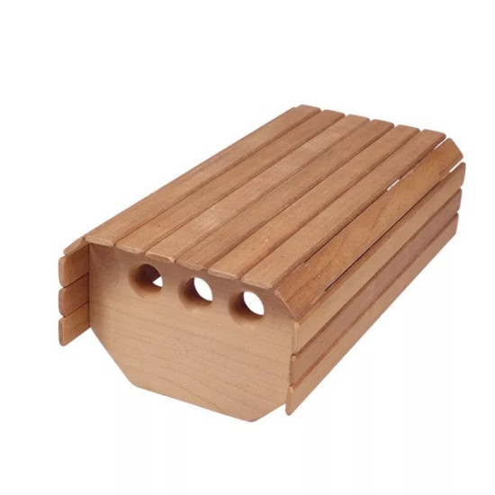 Sarok szögletes lámpaárnyékoló thermo nyárfából