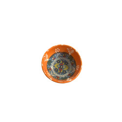 Török kerámia tálka 12x3 cm
