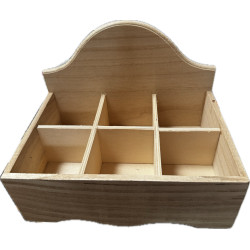 6 fakkos nyitott illattartó 