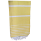 Citromsárga hamam padkendő 100x180 cm