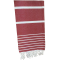 Piros hamam padkendő  100x180 cm
