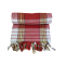 Piros kockás hamam padkendő 180 x 70 cm
