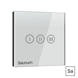 Fehér Saunum Szaunaklíma vezérlő Professional kályhákhoz-fekete