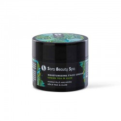 Zöld tea & aloe kivonatos Sara Beauty Spa hidratáló arckrém 50 ml