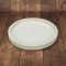Fehér kerek fa tálca 26 cm