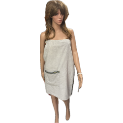 Szürke frottír női szauanszoknya