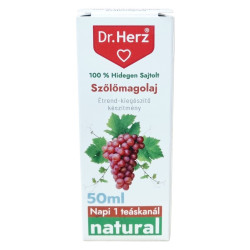 Dr. Herz 100% hidegen sajtolt szőlőmag olaj 50ml 