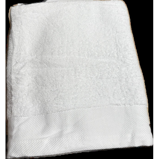 70 x 140 cm-es fehér frottír törölköző 