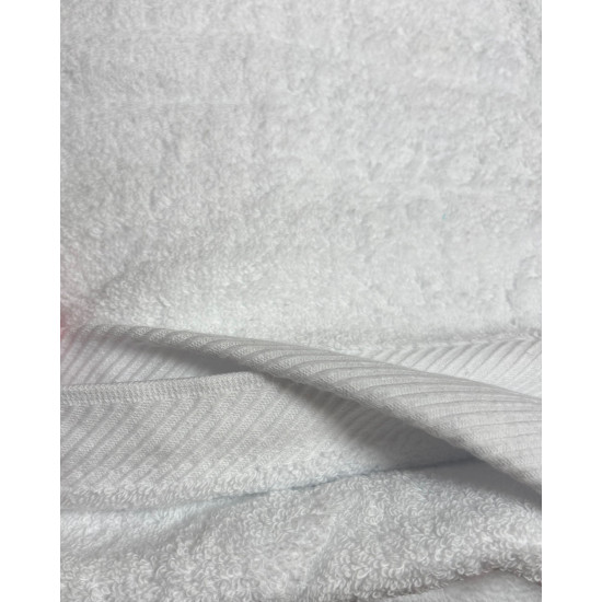 70 x 140 cm-es fehér frottír törölköző 