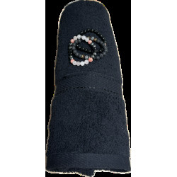 Fekete Törölköző 68 x 138 cm