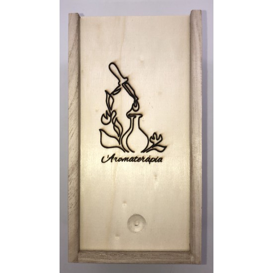 Aromaterápia gravírozott illattartó doboz