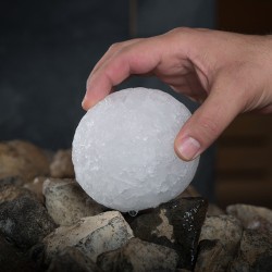 Plastic ice ball maker