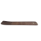 Füstölőtartó faragott pácolt fából, barna színben 