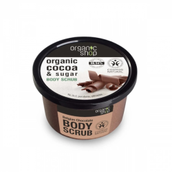 Kakaós helyreállító testradír cukorral Organic Shop  250ML
