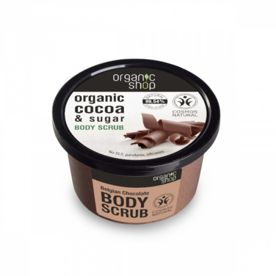 Kakaós helyreállító testradír cukorral Organic Shop 250ML Kakaós helyreállító testradír cukorral Organic Shop 250ML