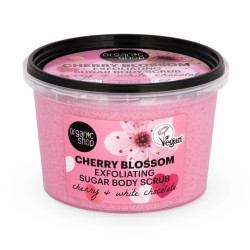 Cseresznye - Fehér csoki hámlasztó testradír ORGANIC SHOP  250ML