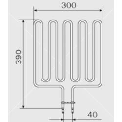 Harvia V80, 2670W/ 230V szaunakályha fűtőbetét