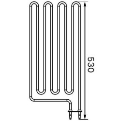 Harvia Wall 2670W/ 230V fűtőbetét