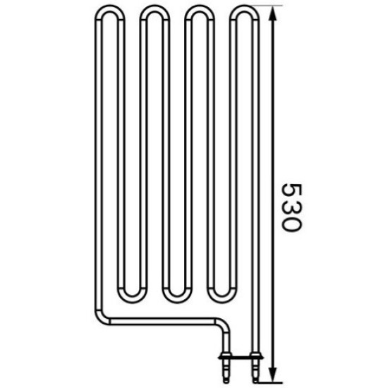 Harvia Wall 2670W/ 230V fűtőbetét