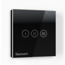 Fekete Saunum Szaunaklíma vezérlő Professional kályhákhoz-fekete