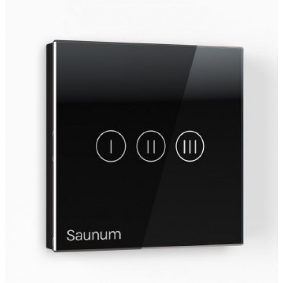 Fekete Saunum Szaunaklíma vezérlő Professional kályhákhoz-fekete