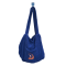 Frottír szauna táska kék színben hímzett Szauna Club logóval