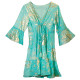 Nomád Sari Strandruha - Türkiz Arany Korál Design (M/L) Nomád Sari Strandruha - Türkiz Arany Korál Design (M/L)