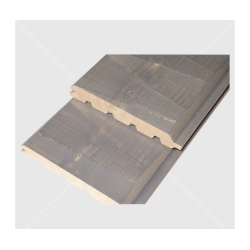AURE finn festett szaunalambéria 28x195 mm, faragott gerenda profil lucfenyőből készült, szürke (KELO), ár/m2