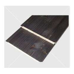 AURE finn festett szaunalambéria 15x215 mm, ragasztott lucfenyőből készült, fekete (füstös szauna), ár/m2
