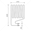 HARVIA Legend PO165, Club K13,5G, K15G, K13,5GS, K15GS 2500W/230V szaunakályha fűtőbetét ZSP-250