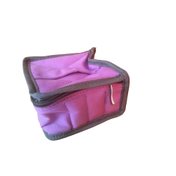16 db-os illóolajtartó táska lila színben