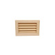Szellőző rács éger fából 240x160x28 mm süllyesztett kivitel Szellőző rács éger fából 240x160x28 mm süllyesztett kivitel