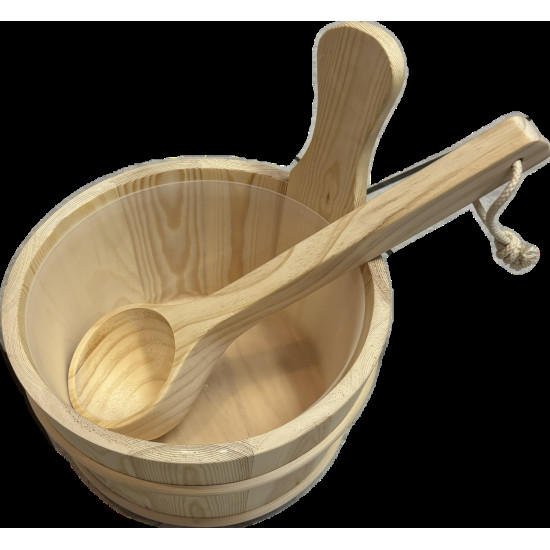 4 literes fenyő szauandézsa kanállal