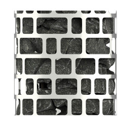 SAWOTEC ARI Round ARI6-150NS elektromos szaunakályha – 15 kW (vezérlés nélkül)