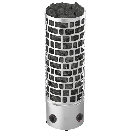 SAWOTEC ARI Round ARI3-45NB-P-C elektromos szaunakályha – 4,5 kW, beépített vezérléssel