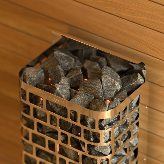 SAWO Krios KRI-80NB-P elektromos szaunakályha – 8 kW, beépített vezérléssel