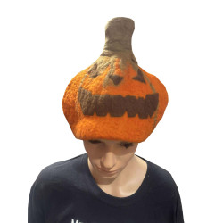 Halloween tök nemez szaunasapka
