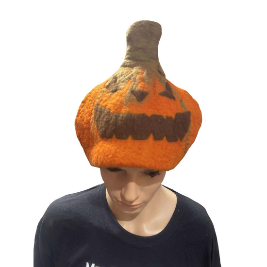 Halloween tök nemez szaunasapka