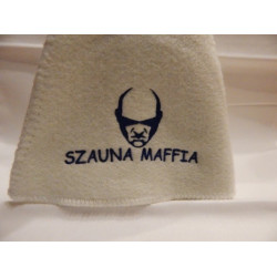 Filc szaunasapka Szauna Maffia felirattal