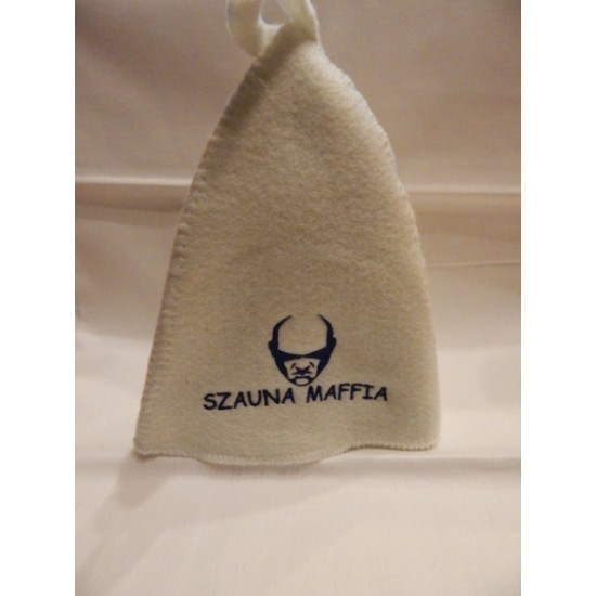 Filc szaunasapka Szauna Maffia felirattal